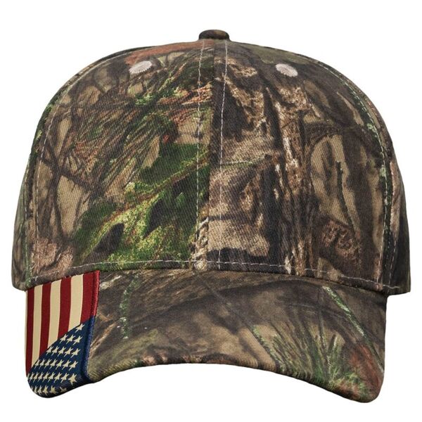 Camo Woven USA Flag Cap Thumbnail