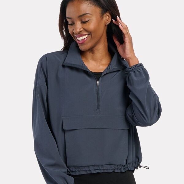 Women's Stretch Woven Quarter-Zip Pullover Thumbnail