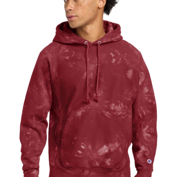 Champion Reverse Weave ® Scrunch Dye Tie Dye Hooded Sweatshirt TDS101 Reverse Weave ® Scrunch Dye Tie Dye Hooded Sweatshirt Thumbnail