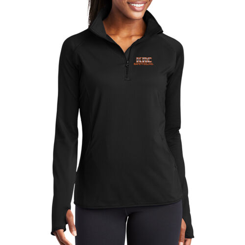 Ladies Sport Wick ® Stretch 1/2 Zip Pullover Thumbnail