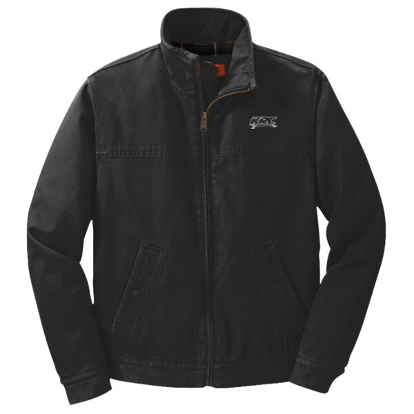 Washed Duck Cloth Flannel Lined Work Jacket  Thumbnail